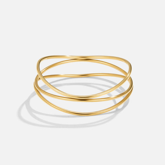 Bracelet Empilé en Or Sabrina