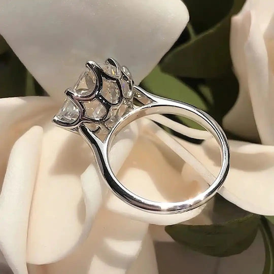 Bague en Zircon Cubique Doré Intemporelle