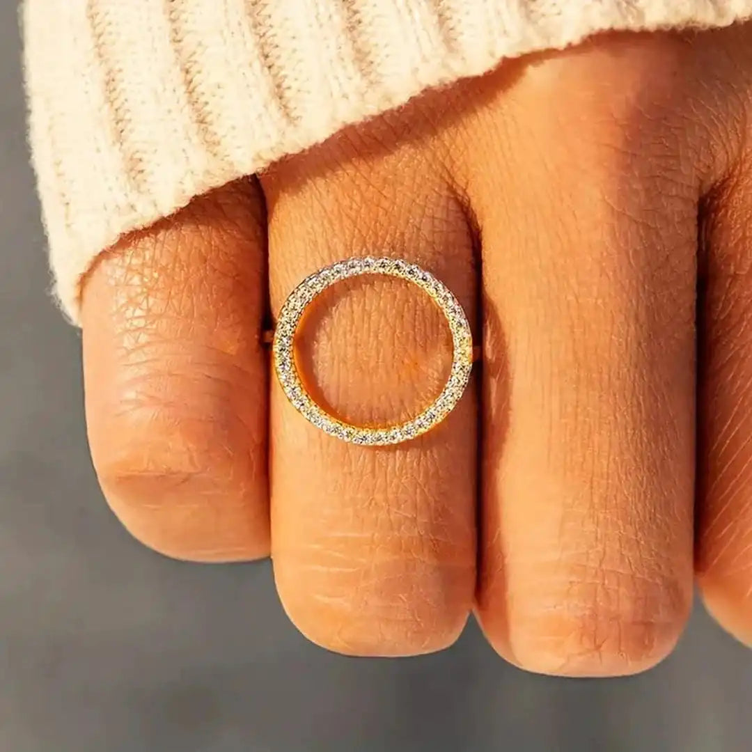 Bague en Zirconia Cubique Ronde