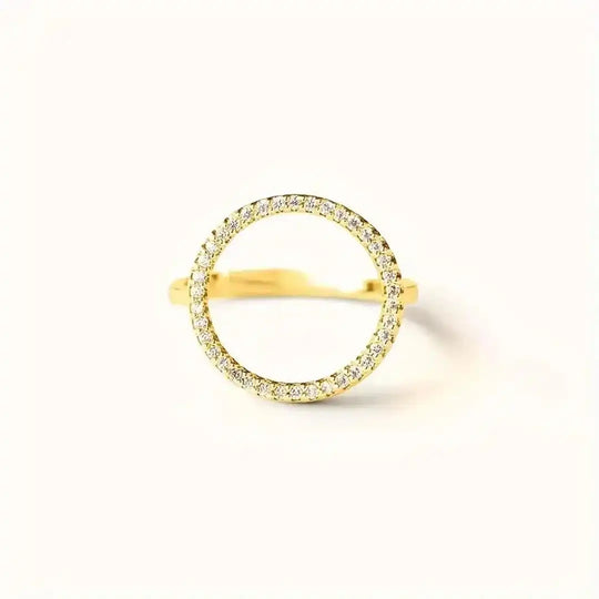 Bague en Zirconia Cubique Ronde