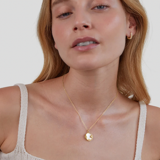 'Rêver dans les Nuages' Collier Lune & Étoiles