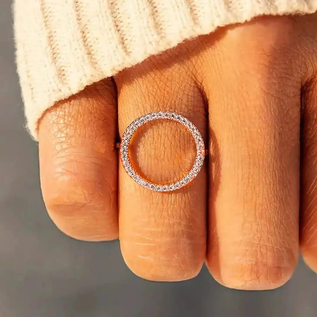 Bague en Zirconia Cubique Ronde