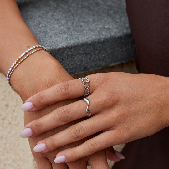 Bague Chaîne Yulah Argent
