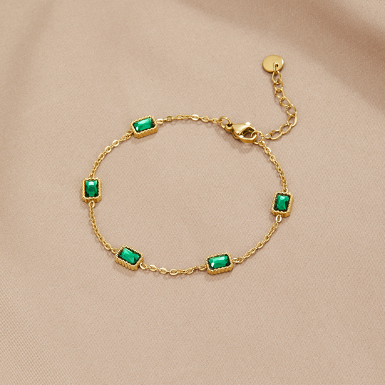 Bracelet Émeraude Trinity