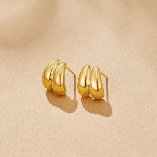 Boucles d'oreilles Twin Teardrop
