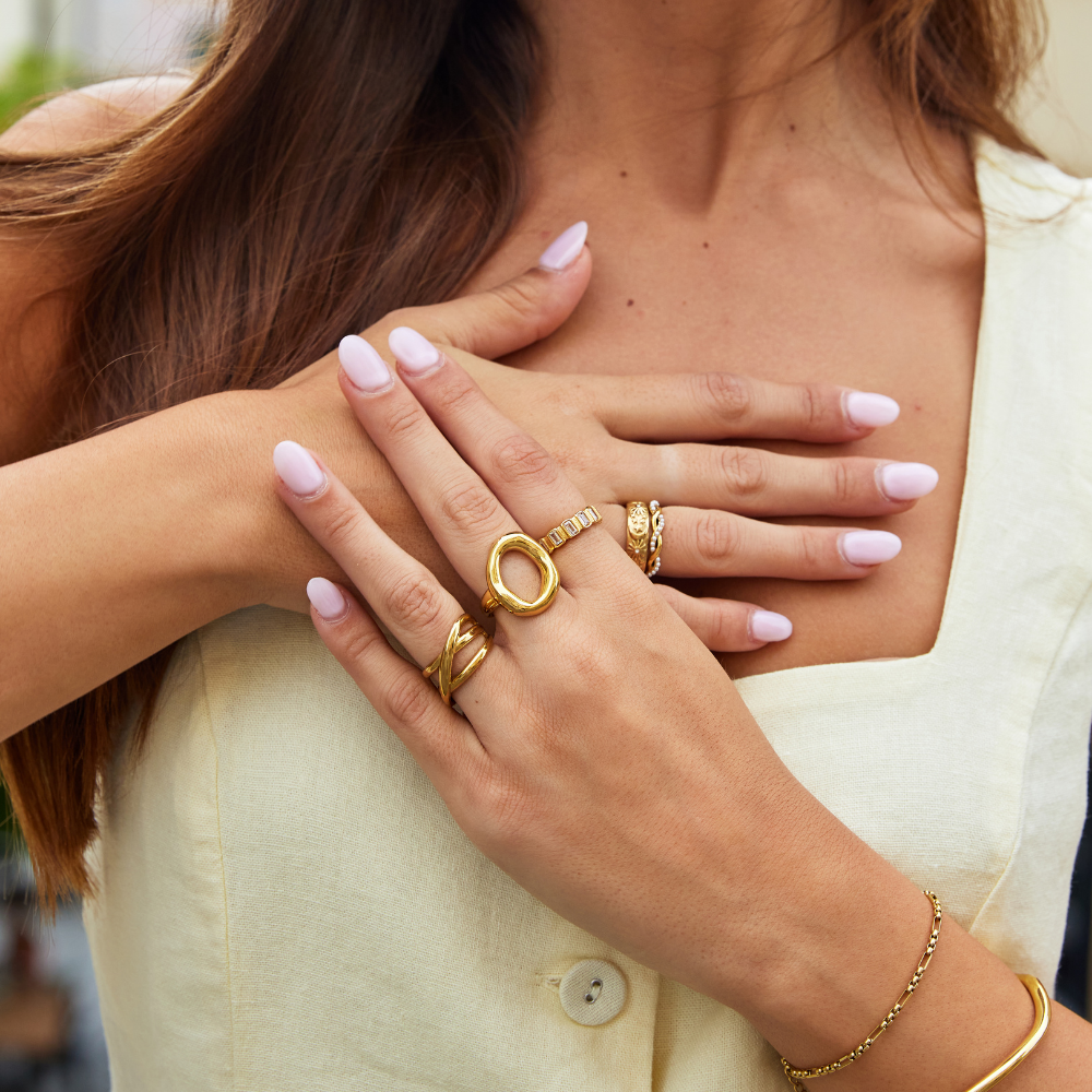 Bague Vina en Or Fondue