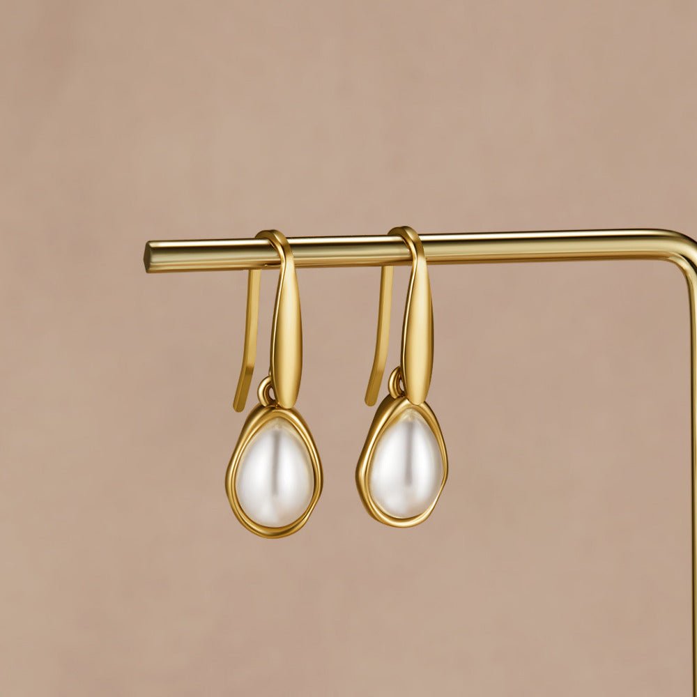 Boucles d'oreilles Agatha en perles