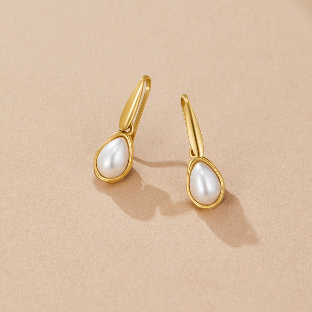 Boucles d'oreilles Agatha en perles