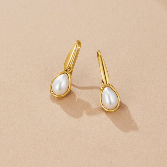 Boucles d'oreilles Agatha en perles