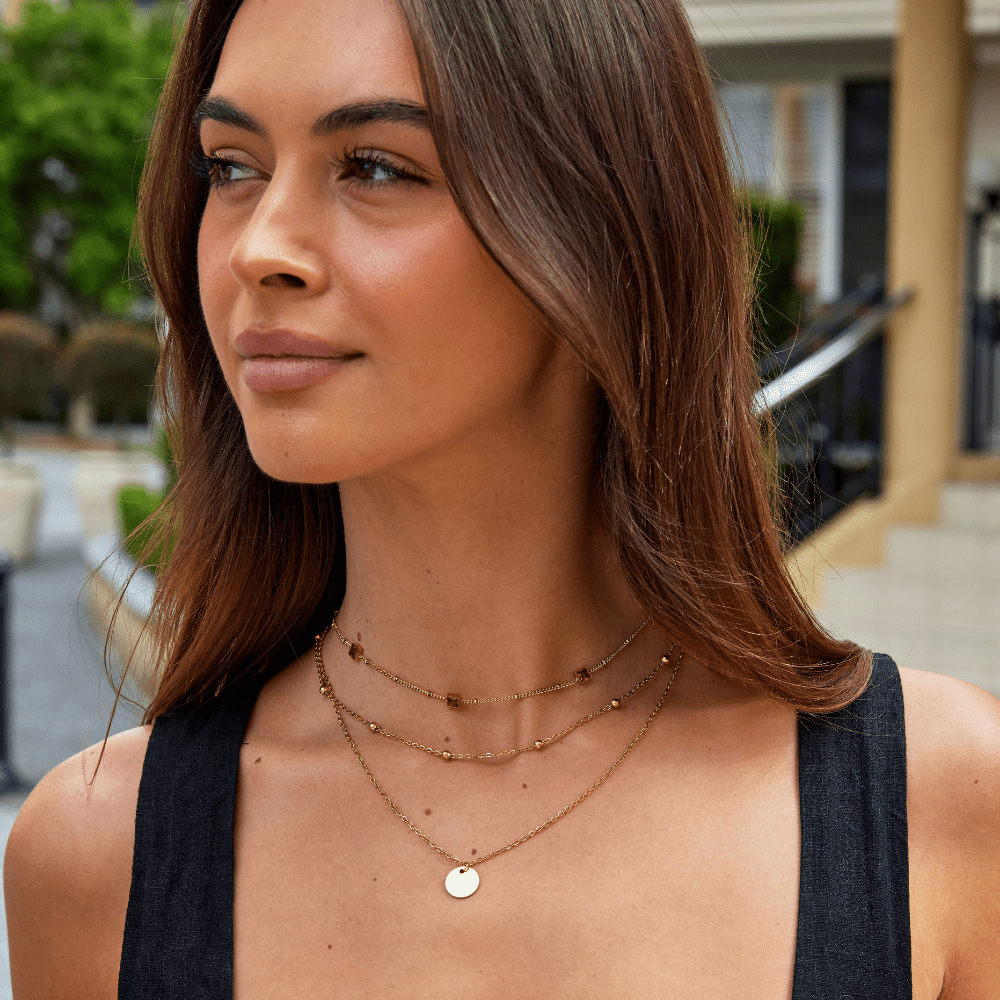 Collier en Cristal Rouge Alberta