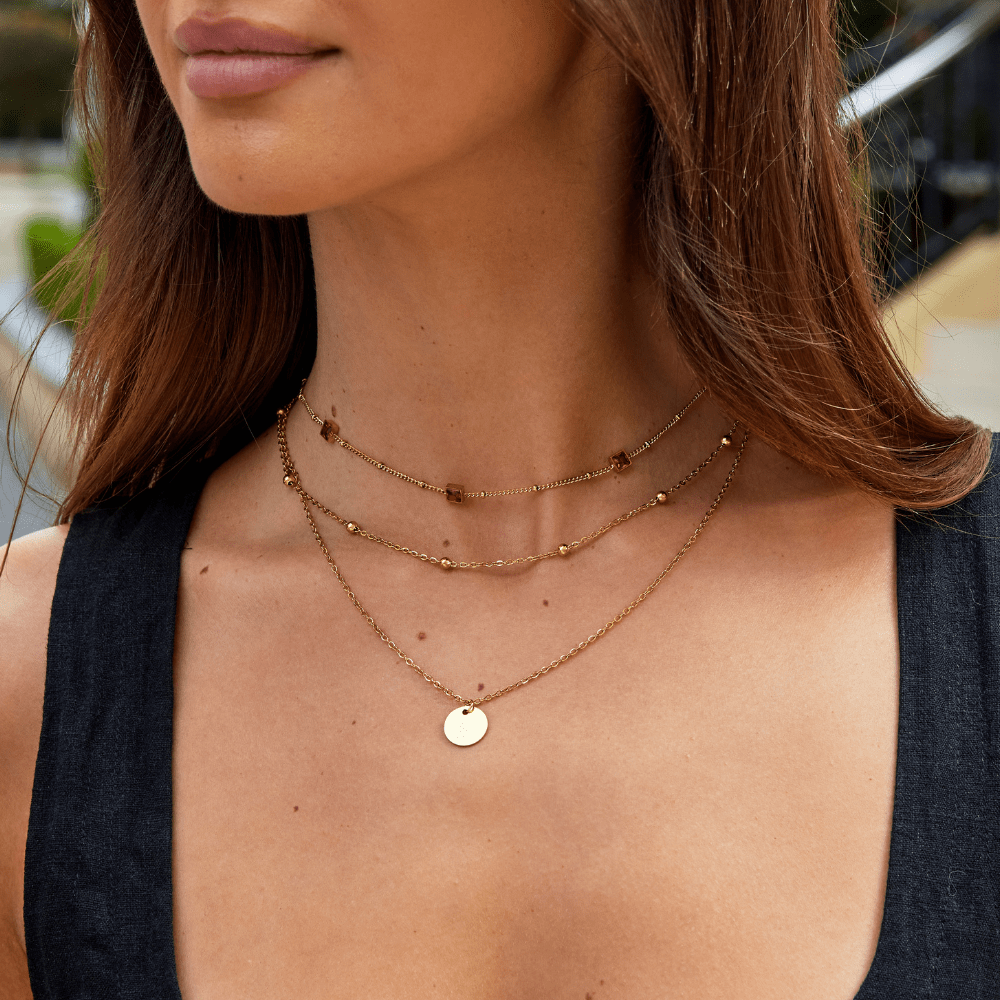Collier en Cristal Rouge Alberta