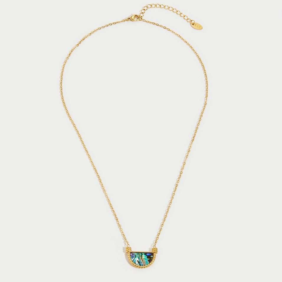 Collier en Coquillage Turquoise Amalfi