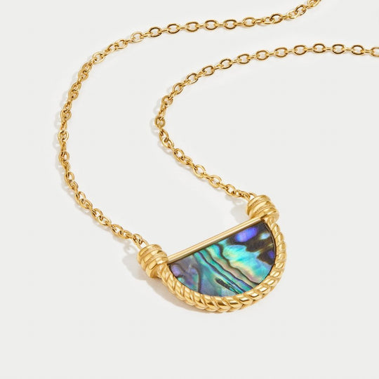 Collier en Coquillage Turquoise Amalfi