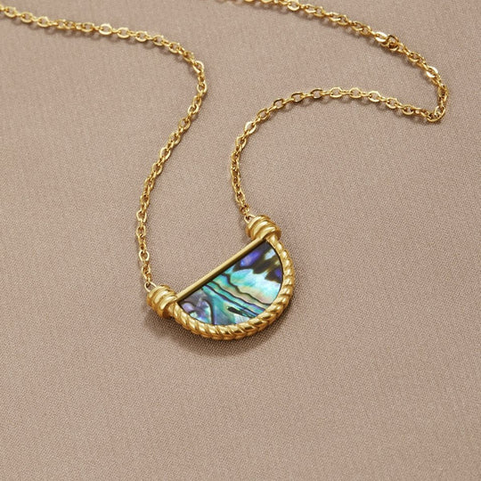 Collier en Coquillage Turquoise Amalfi