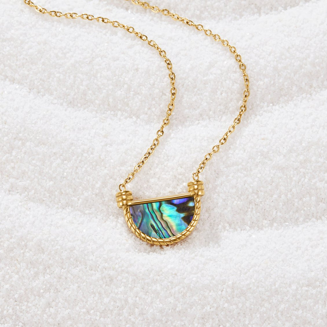 Collier en Coquillage Turquoise Amalfi