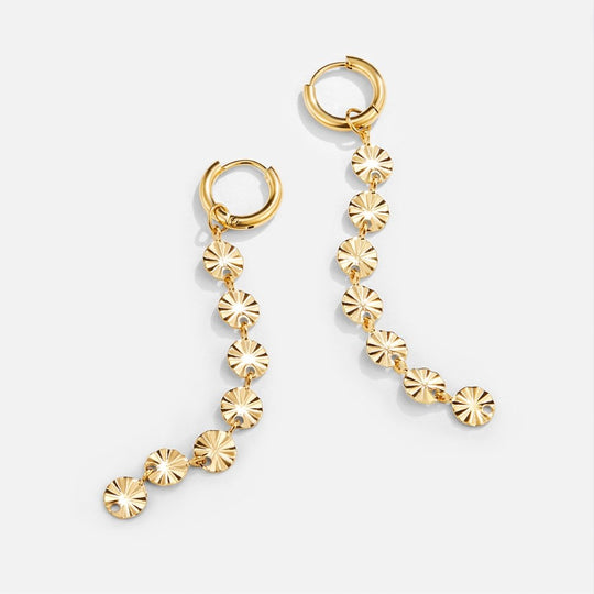Boucles d'oreilles en disque en or 18K Amari
