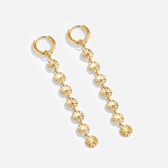 Boucles d'oreilles en disque en or 18K Amari