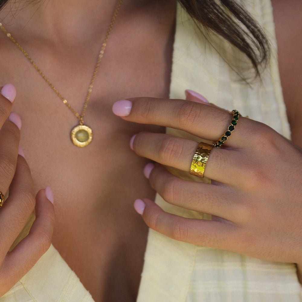 Bague en Or Martelé Amaya