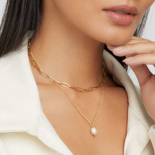 Collier en perles d'Angela