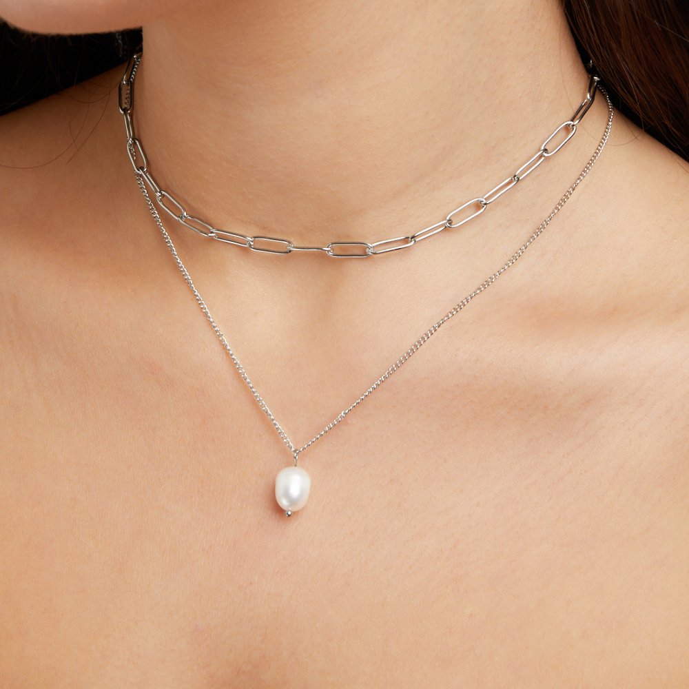 Collier en argent Angela
