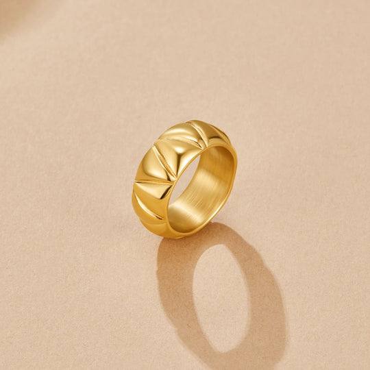 Bague Chunky en Or Anika