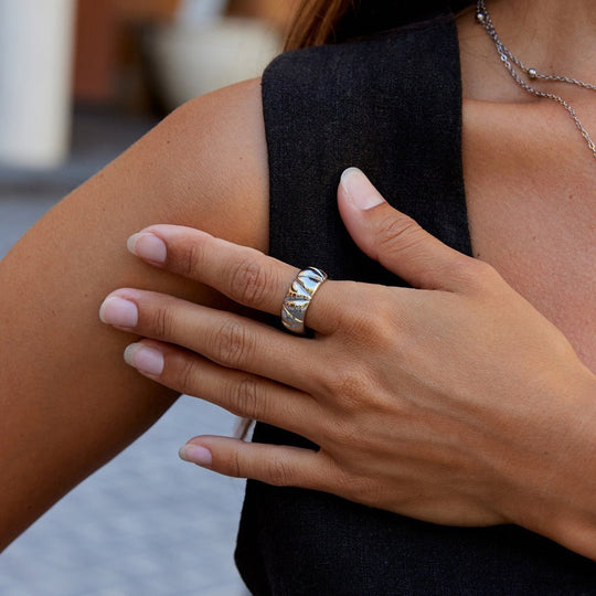 Bague en Argent Chunky Anika