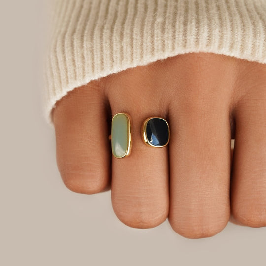 Bague Enveloppante Aigue-marine