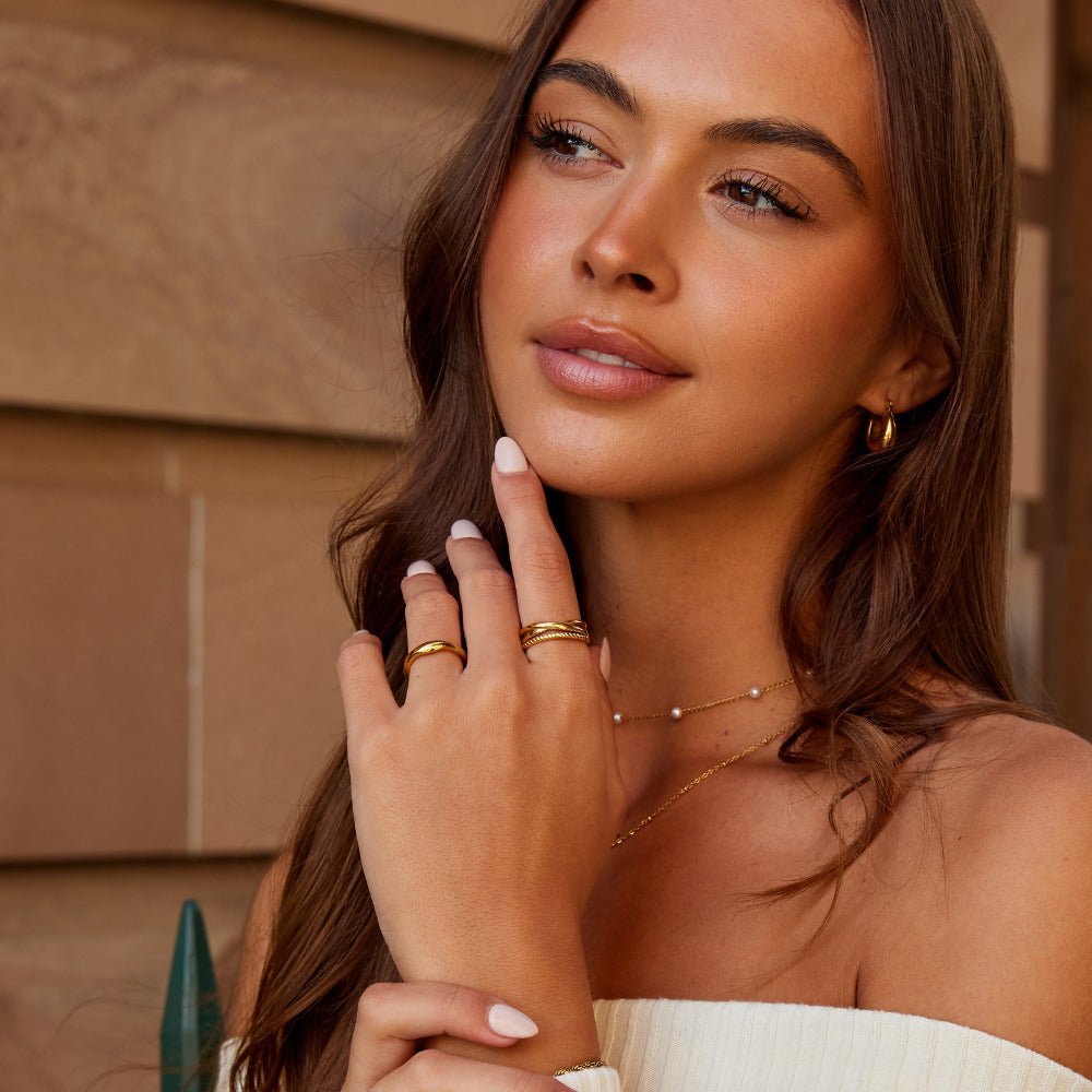 Bague Croisée Tordue Ara