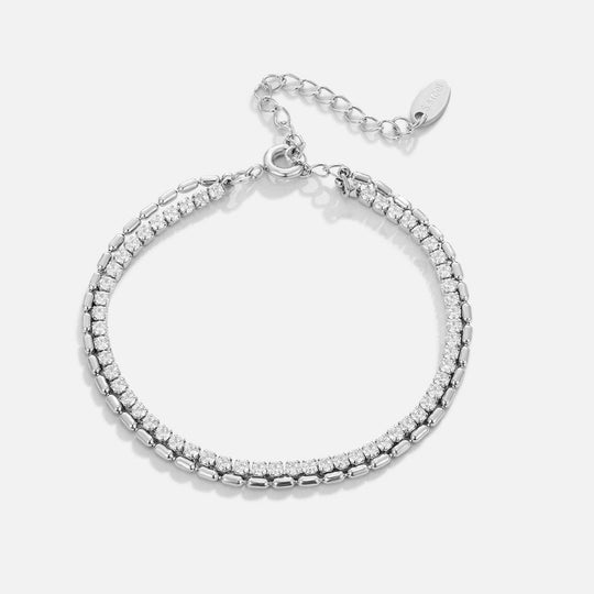 Bracelet Arelia en Argent Cristal