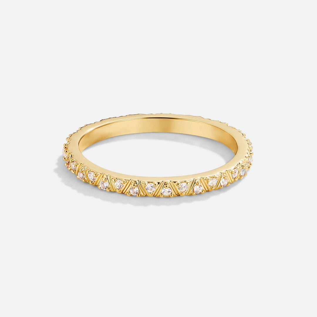 Bague Arquette en Or et Cristal