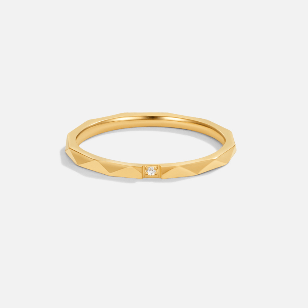 Bague Empilable en Or 18K Astrid
