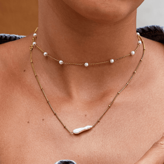 Collier de perles baroques Atasha
