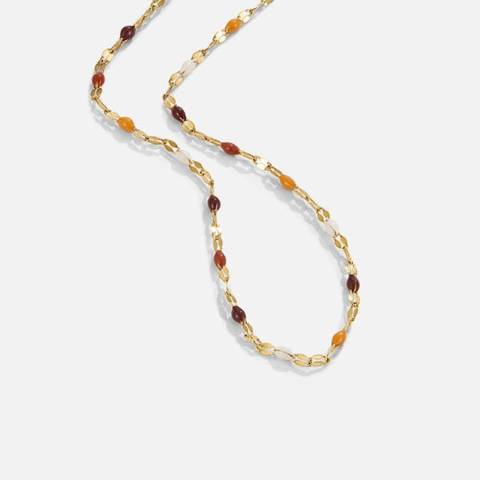 Collier en perles de pierre Aurora