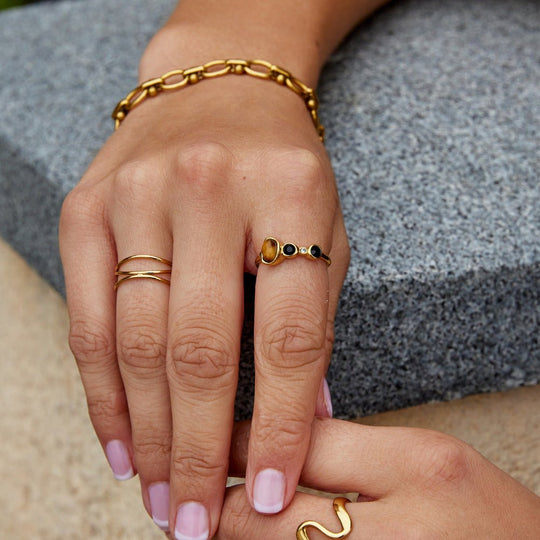 Bague en Cristal Vintage Aurora