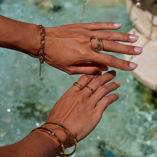Bague Wave Tordue Ava