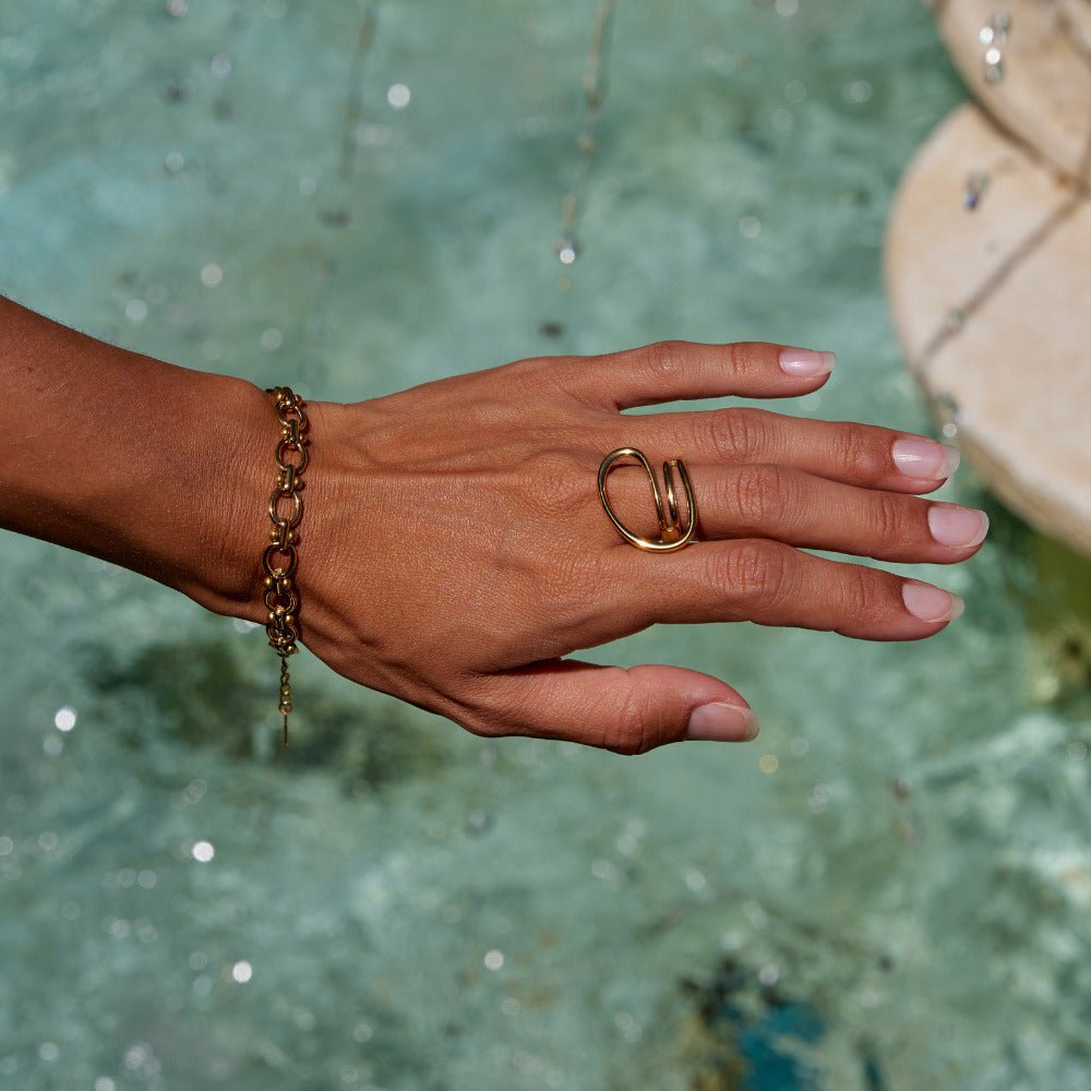 Bague Wave Tordue Ava