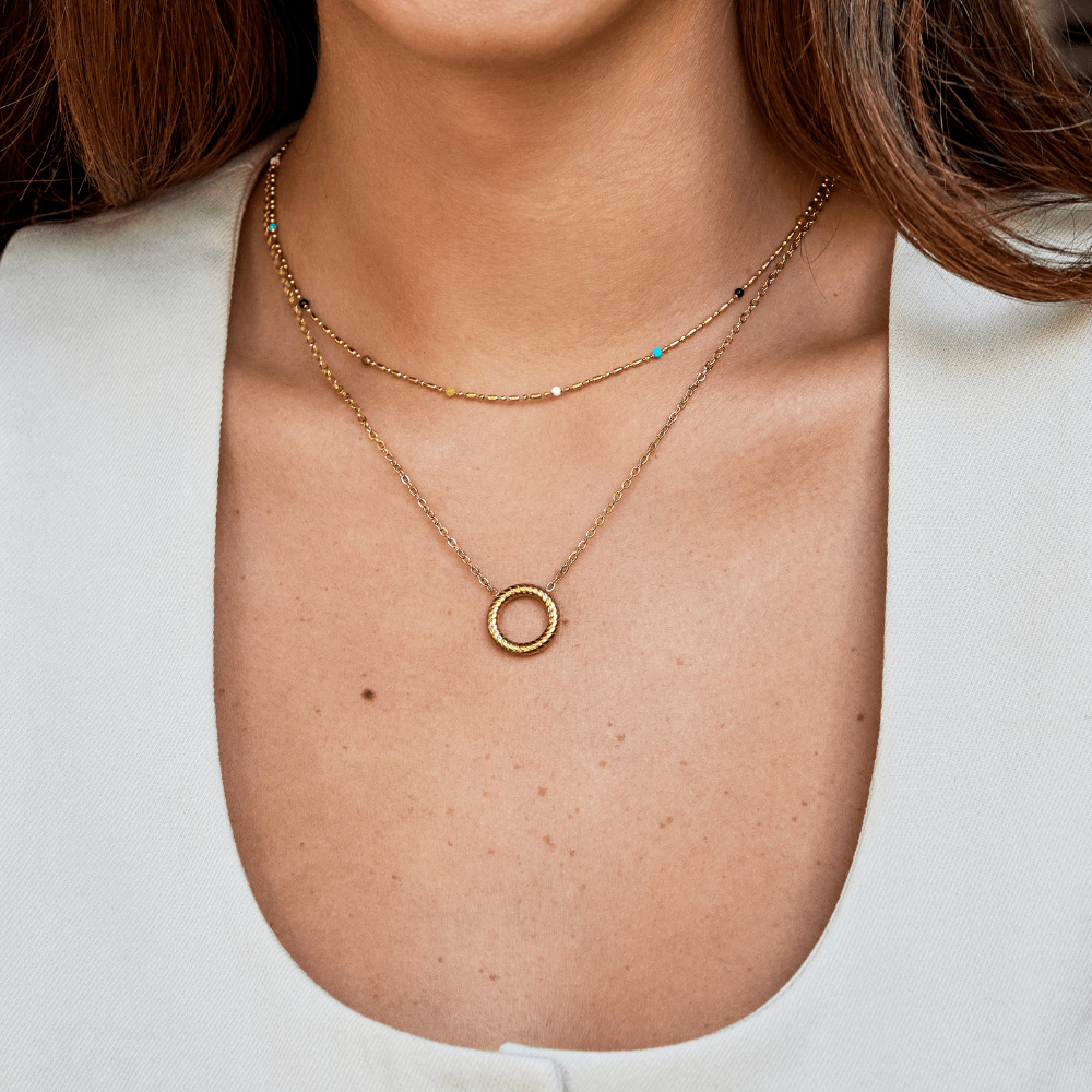 Collier Pendentif Cercle Avery