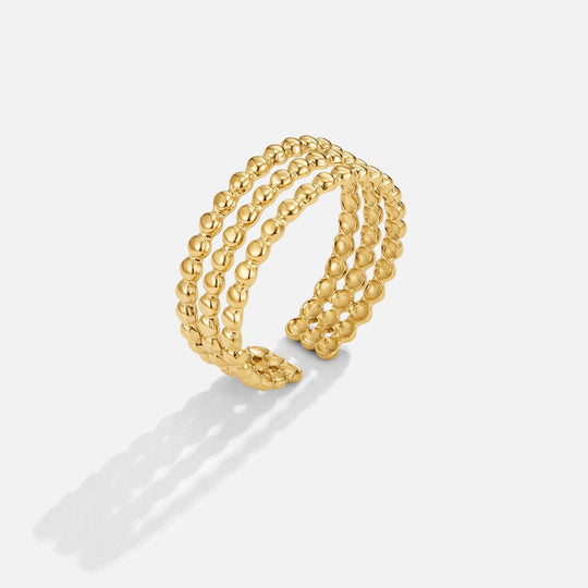Bague en Or Ohio Perlé
