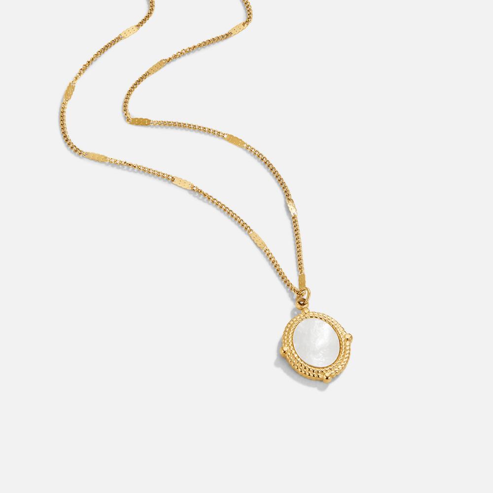 Collier Pendentif en Coquillage de Perle Bela