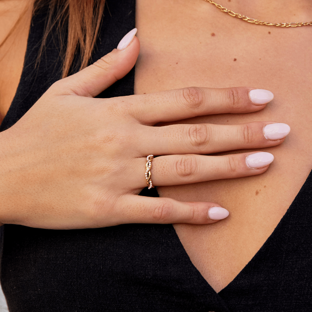 Bague en Perle Bella Twist