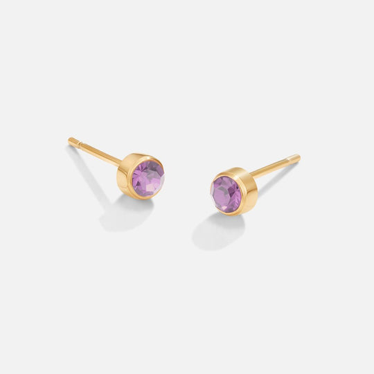 Boucles d'oreilles en pierre de naissance