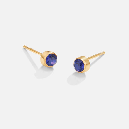 Boucles d'oreilles en pierre de naissance