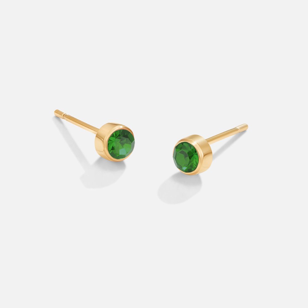 Boucles d'oreilles en pierre de naissance