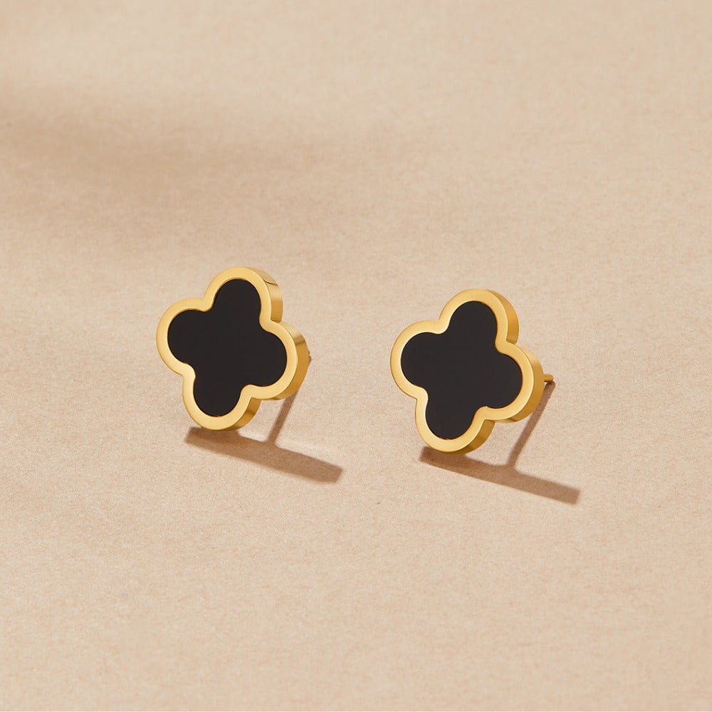 Boucles d'oreilles Stud Black Clover