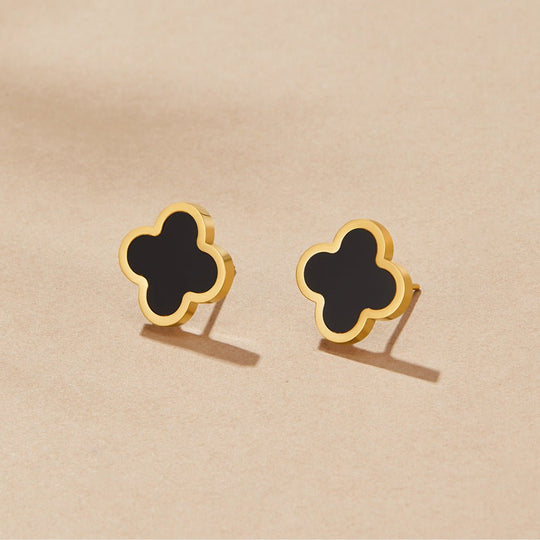 Boucles d'oreilles Stud Black Clover
