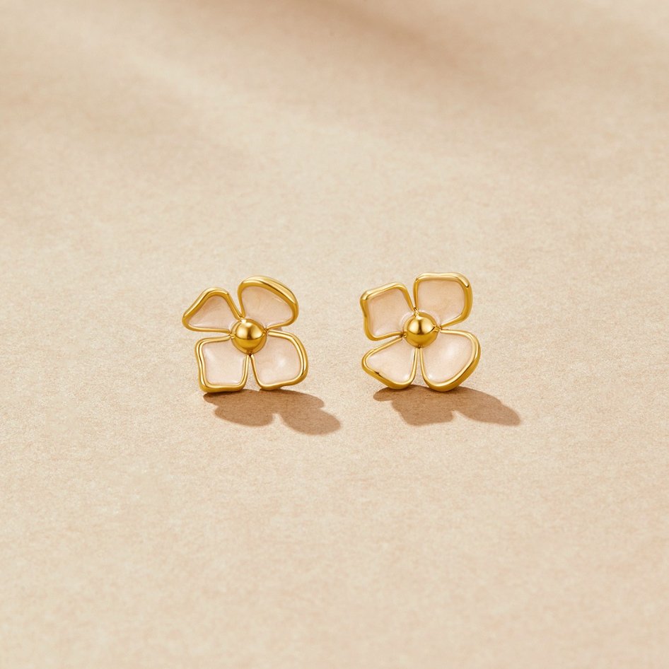 Boucles d'oreilles Fleur Épanouie