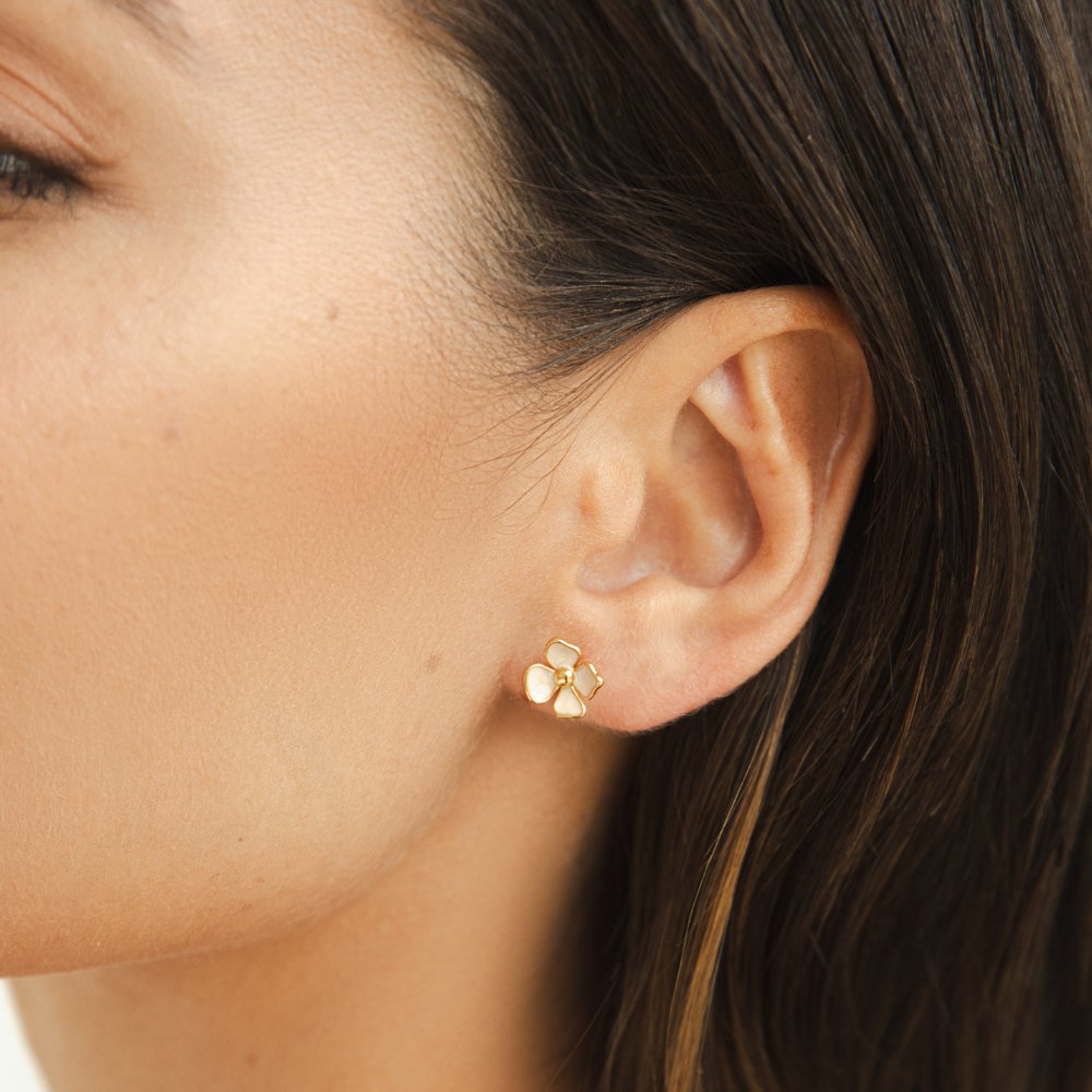 Boucles d'oreilles Fleur Épanouie