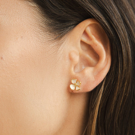 Boucles d'oreilles Fleur Épanouie