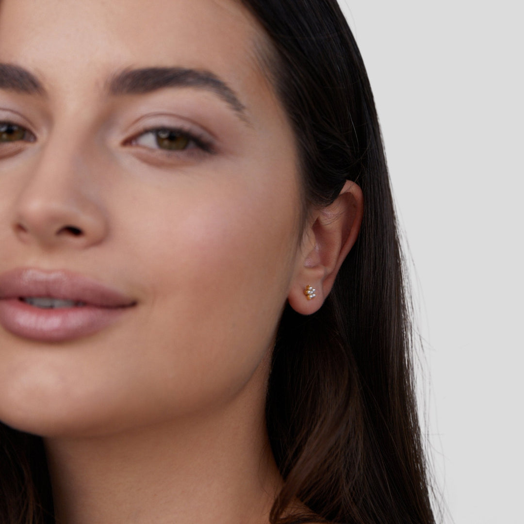 Boucles d'oreilles perles fleurissantes