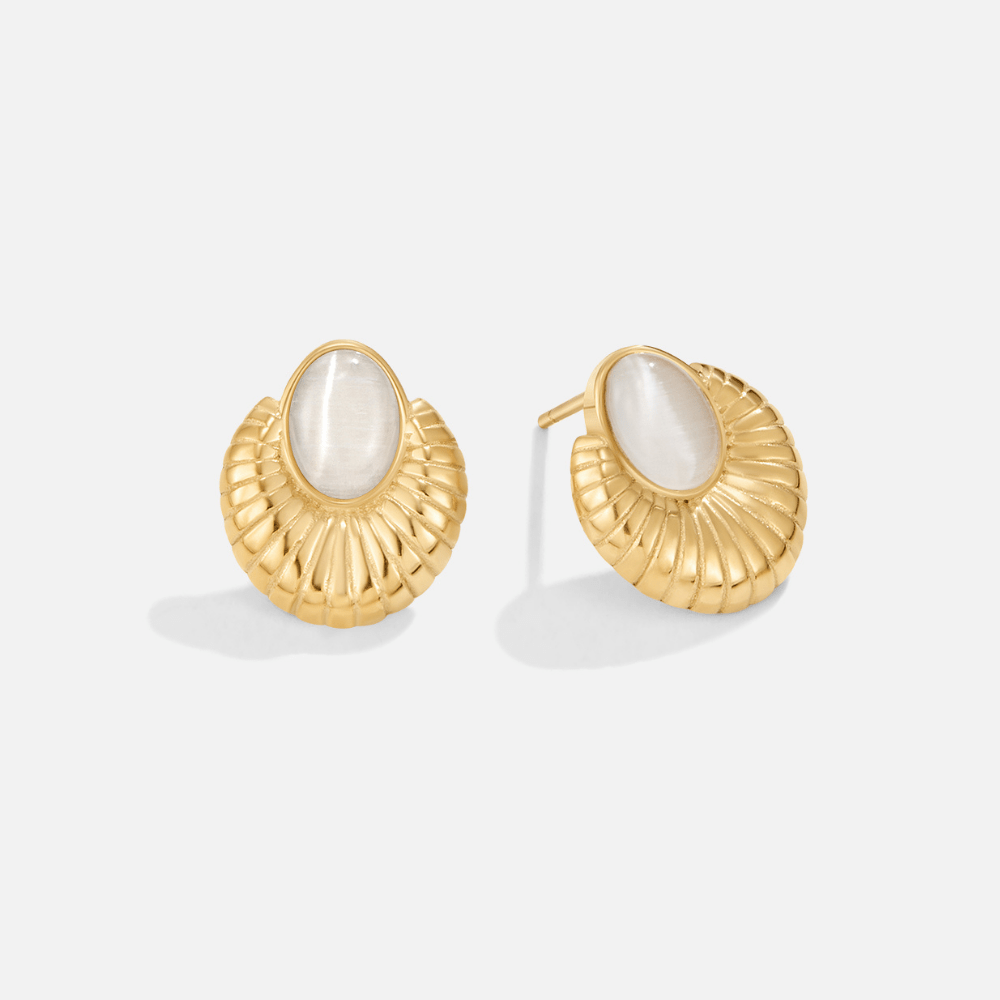 Boucles d'oreilles Cat Eye en or Bohemia
